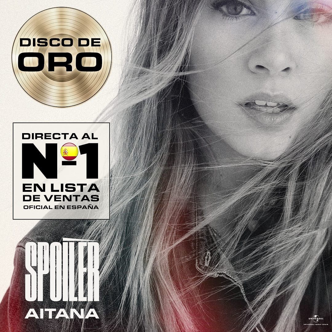 Spoiler ha conseguido ser disco de oro y n° 1 en lista de ventas en España.